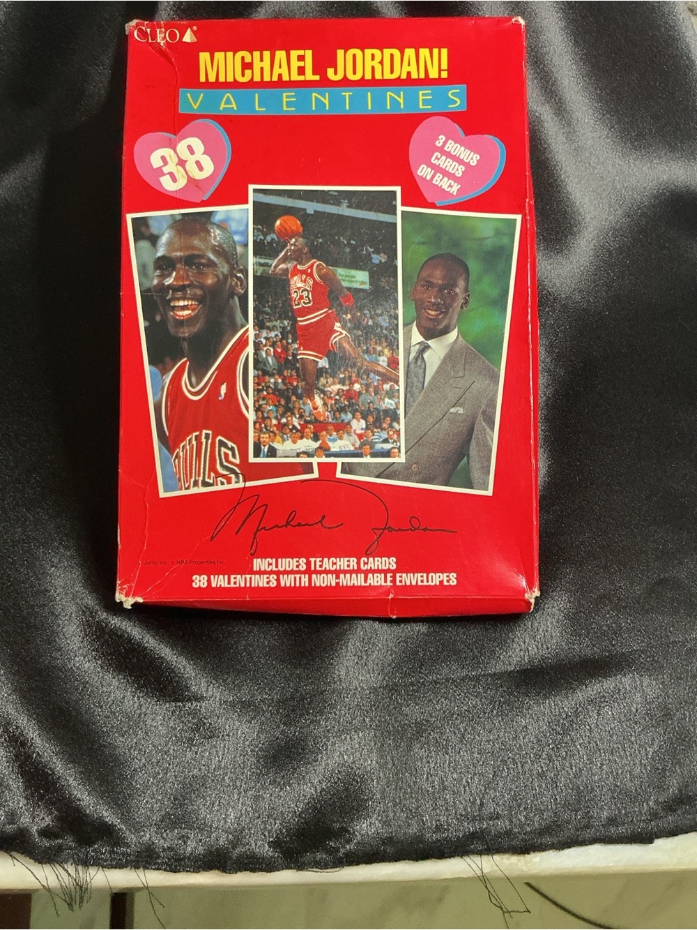 cleo Michael Jordan Valentines Box in Red